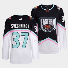 2023 NHL All-Star Andrei Svechnikov Carolina Hurricanes Black #37 Eastern Conference Jersey