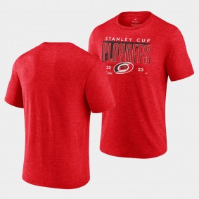 Carolina Hurricanes 2023 NHL Stanley Cup Playoffs Red T-Shirt Tri-Blend Men